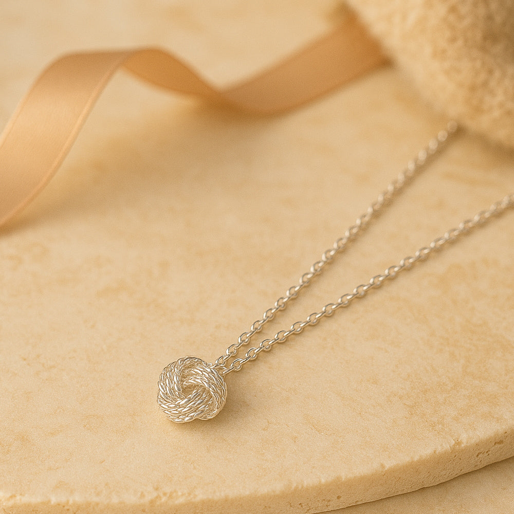 Schmuck Set aus 925er Sterling Silber, Silver Knots