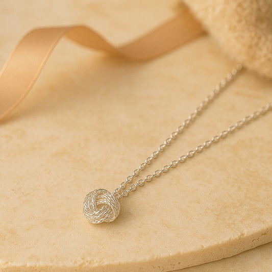 Schmuck Set aus 925er Sterling Silber, Silver Knots