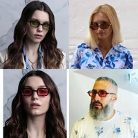 Jacques marie mage ASTAIRE vintage square sunglasses thick acetate luxury shades