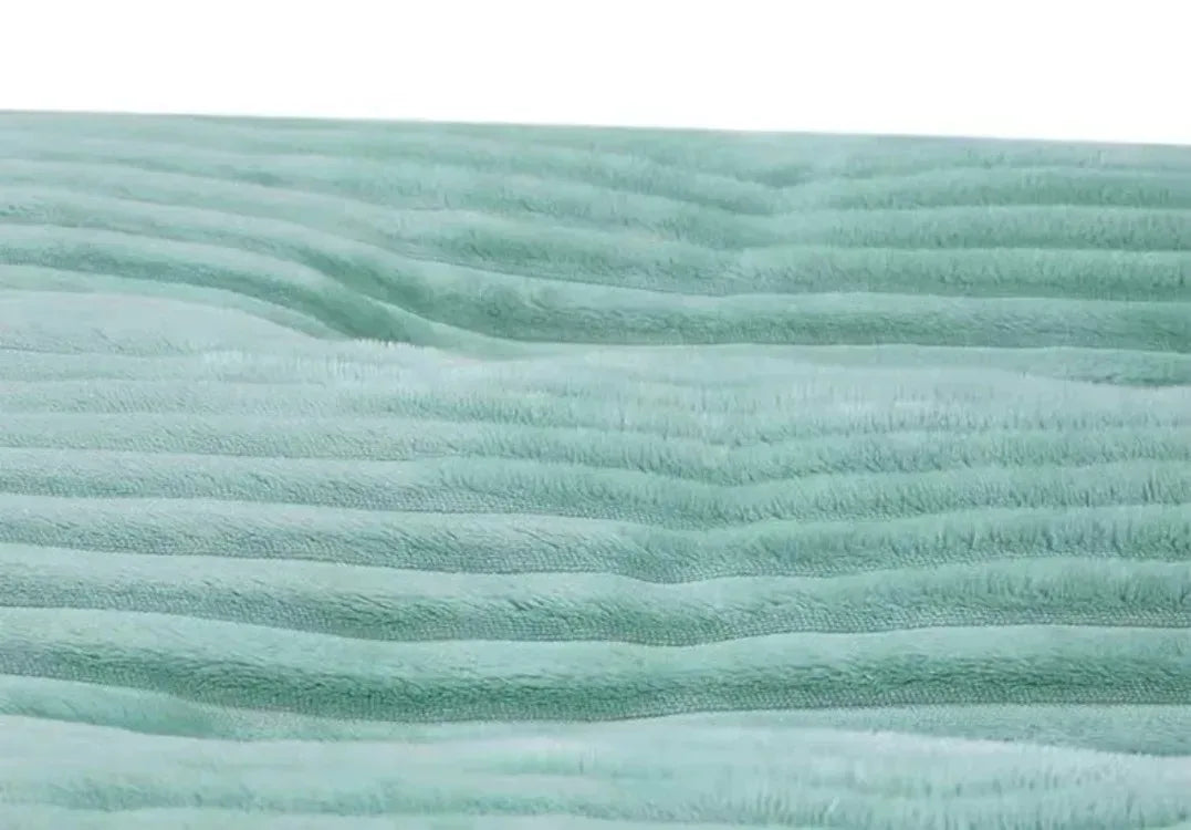 Cord Hundekörbchen XXL 115x80cm Waschbar - Luxus Dog Bed für Große Hunde mit Abnehmbarem Bezug