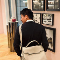ARI luxury soft cowhide leather shoulder bag classic fashion