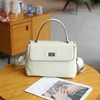 Designer ladies leather bag retro shoulder & crossbody office purse