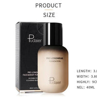 Face liquid foundation makeup waterproof base whitening cover dark circle