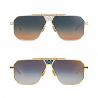 T Henri berlinette ultralight titanium square pilot sunglasses