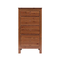 Silage Kommode Premium Line | 4-Schubladen | 100% Bio Kiefer Massivholz