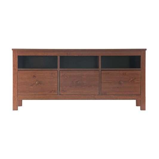 Silage TV-Schrank Kommode Premium Line | 3-Schubladen | 100% Bio Kiefer Massivholz