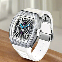 TIELBO sapphire luminous hands crystal hollow design mechanical watch