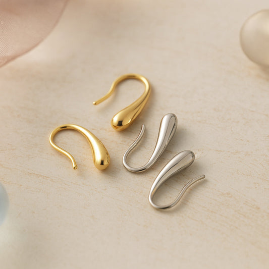 Ohrringe aus 925er Sterling-Silber, Tropfen