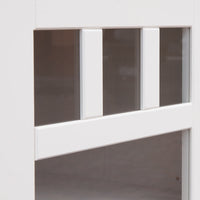 Bologna Elegante Massivholz Kiefer Kommode 4D | Farbe Weiß - Eiche