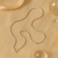 Glieder-Kette aus 925er Sterling-Silber