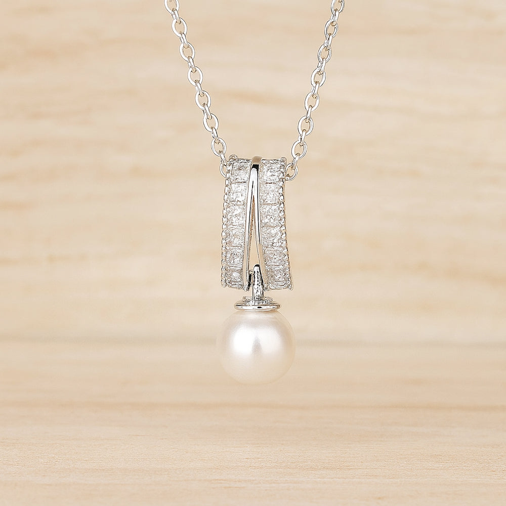 Schmuck Set aus 925er Sterling Silber, Glitter Pearls