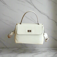Designer ladies leather bag retro shoulder & crossbody office purse