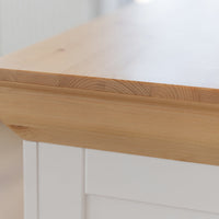 Milano Elite Massivholz Kiefer Kommode 3.3 | Farbe Weiß/Kiefer