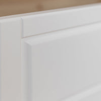 Milano Elite Massivholz Kiefer Kommode 3.3 | Farbe Weiß/Kiefer