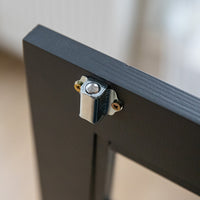 Bologna Elegante Massivholz Kiefer Glasvitrine 1.3 | Farbe Graphit - Kiefer