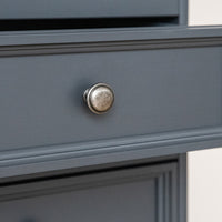 Bologna Elegante Massivholz Kiefer Kommode 4.3 | Farbe Graphit - Kiefer