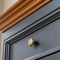 Bologna Elegante Massivholz Kiefer Kommode 4.3 | Farbe Graphit - Eiche