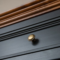 Bologna Elegante Massivholz Kiefer Kommode 4.3 | Farbe Graphit - Eiche