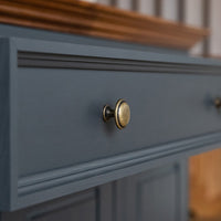 Bologna Elegante Massivholz Kiefer Kommode 4.3 | Farbe Graphit - Eiche