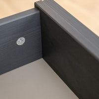 Bologna Elegante Massivholz Kiefer große TV-Schrank Kommode | Farbe Graphit - Kiefer