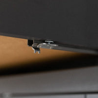 Bologna Elegante Massivholz Kiefer 5 Schubladen Kommode | Farbe Graphit - Kiefer