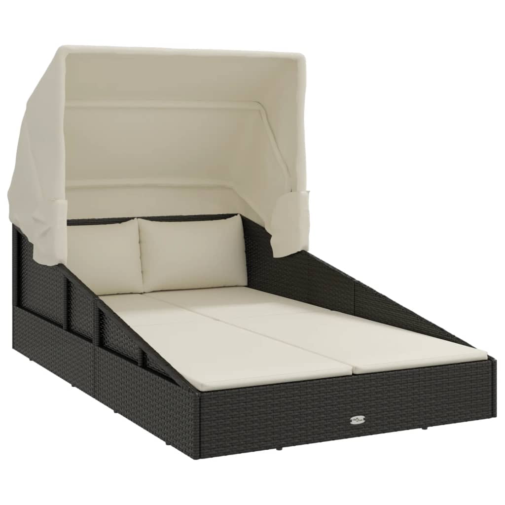 Sonnenliege mit klappbarem Sonnendach – Luxus für Ihren Außenbereich