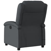 Massage Chair Recliner Genuine Leather Massage Chair Recliner Dark Brown