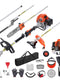 6-in-1 Multifunktions-Heckenschere Benzin 33CC - Motorsense Freischneider Set