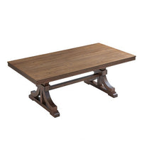Esstisch Gummibaumholz 200 cm – Für 6-8 Personen, Eiche