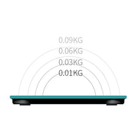 Bluetooth Körperfettwaage | BMI-Analyse & App-Synchronisation – Schwarz