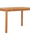 Gartentisch 120x70x77 cm Massives Teakholz