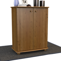 Anika Kommode 110er | Sideboard | Anrichte | 2-Türig mit Regalfächer | 100% Bio Kiefer Massivholz