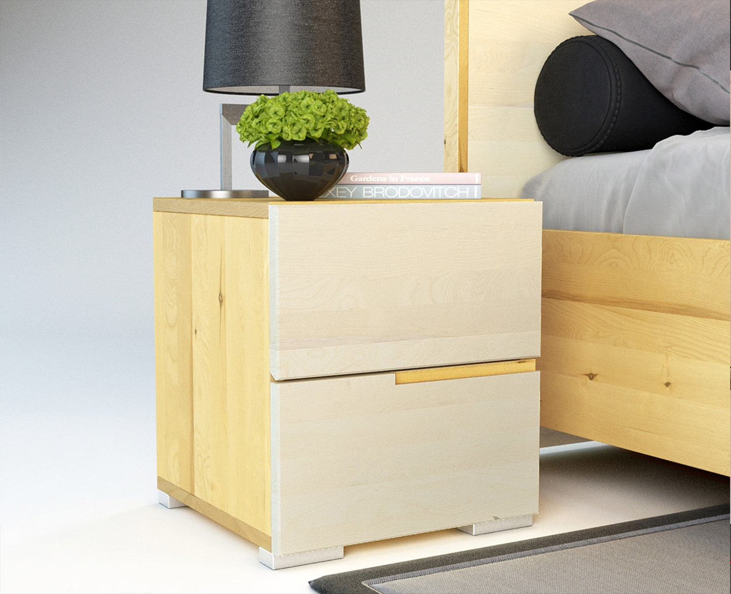 ARDEA Massivholz Nachttisch