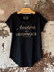 Austern & Champagner - Fashionshirt Schwarz