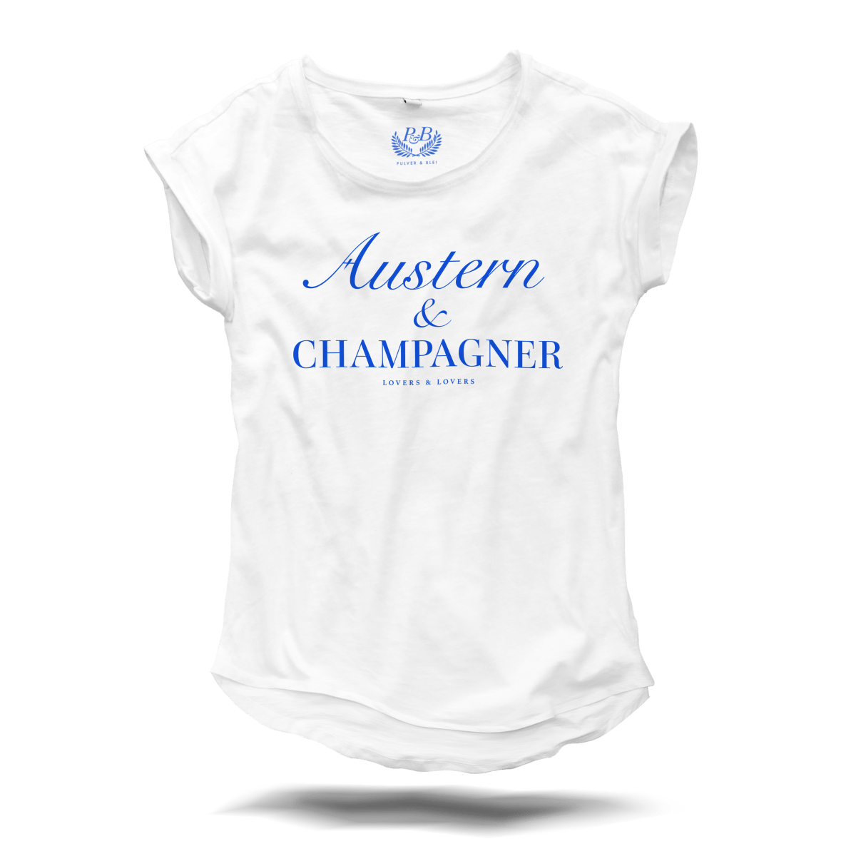 Austern & Champagner - Fashionshirt white