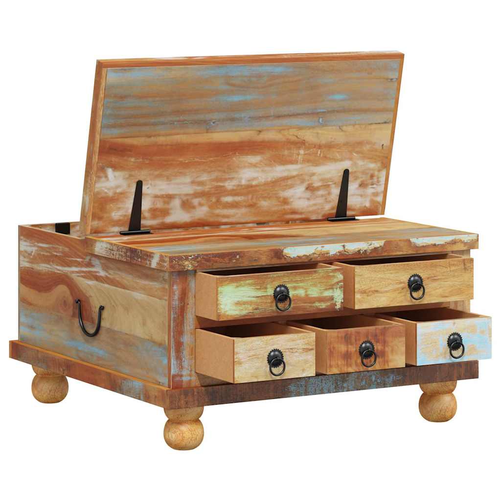 Einzigartiger Couchtisch aus recyceltem Mangoholz