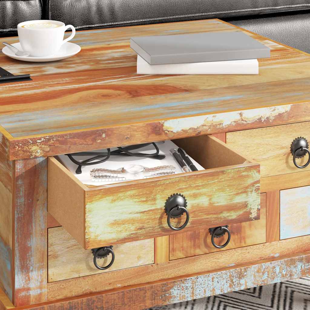 Einzigartiger Couchtisch aus recyceltem Mangoholz