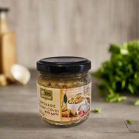 Oliventapenade / Olivenpaste aus grünen Oliven mit Knoblauch 80g