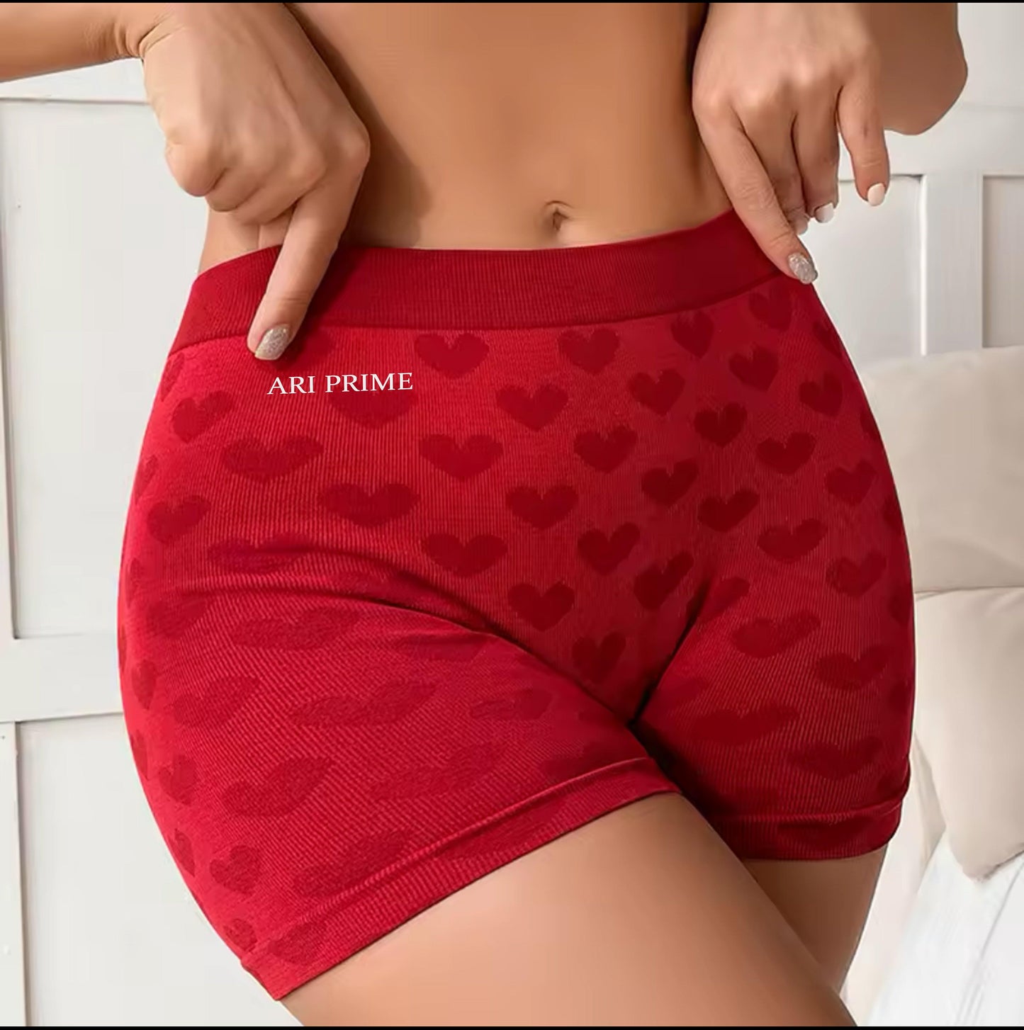 ARI brand love heart pink high-waisted breathable for girls