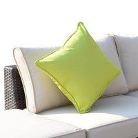 Outsunny Polyrattan Lounge Set 8-teilig - Ecksofa mit Tisch und Kissen für Garten & Terrasse