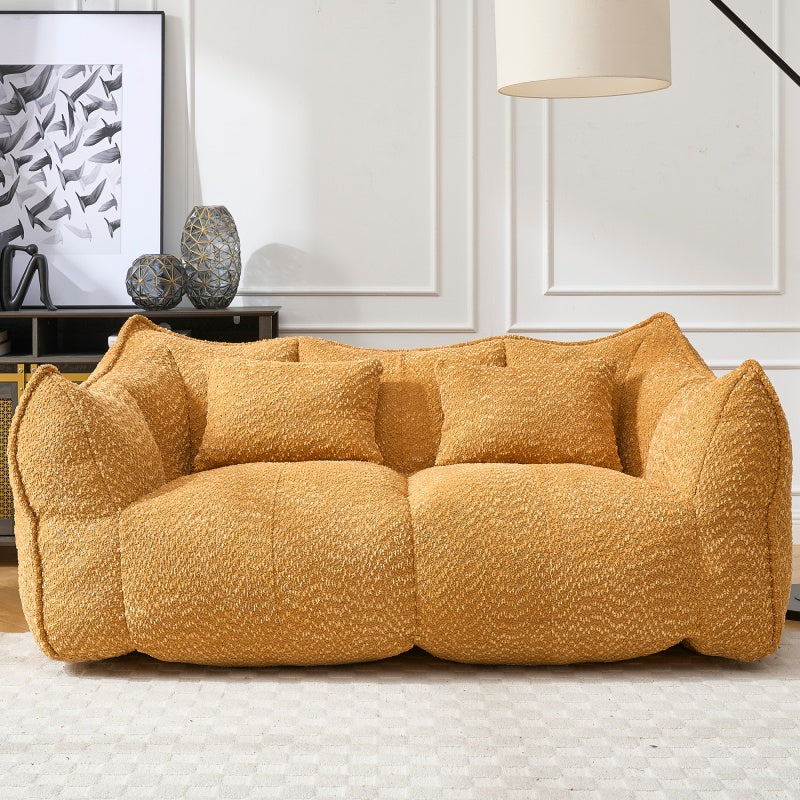 Gemütliches Teddy-Sofa aus Boucle – Luxuriöser Komfort für Ihr Zuhause