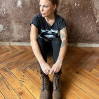 Bite my Lips - Black Vintage T-Shirt