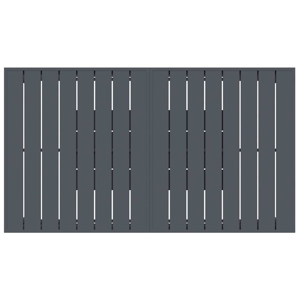 Ausziehbarer Gartentisch Aluminium 180-240 cm – Anthrazit