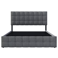 Polsterbett aus Leinen 160x200 – Eleganz trifft auf praktischen Stauraum