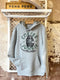 Coffee Junkie Hoodie grau