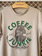 Coffee Junkie T-Shirt Brown