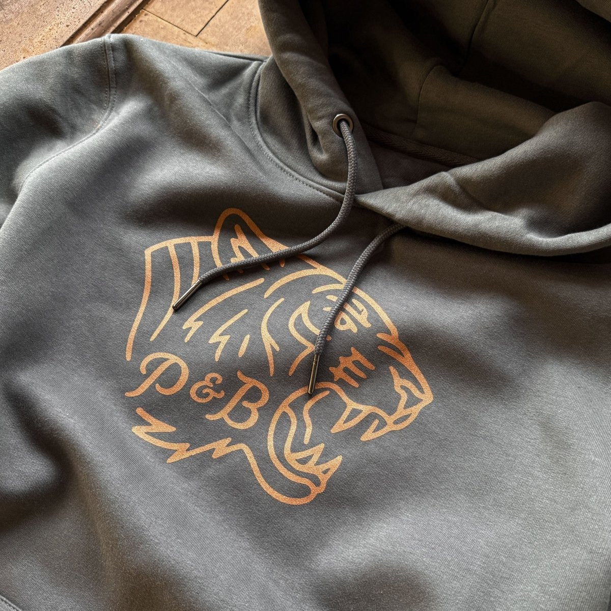 Copper Cat - Hoodie Iron Grey