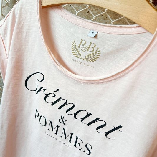 Crémant & Pommes - Fashion T-Shirt Rosé