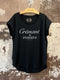 Crémant & Pommes - Fashion T-Shirt schwarz