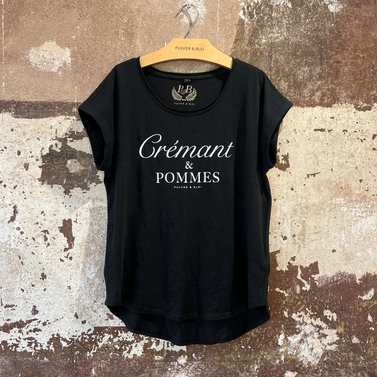 Crémant & Pommes - Fashion T-Shirt schwarz